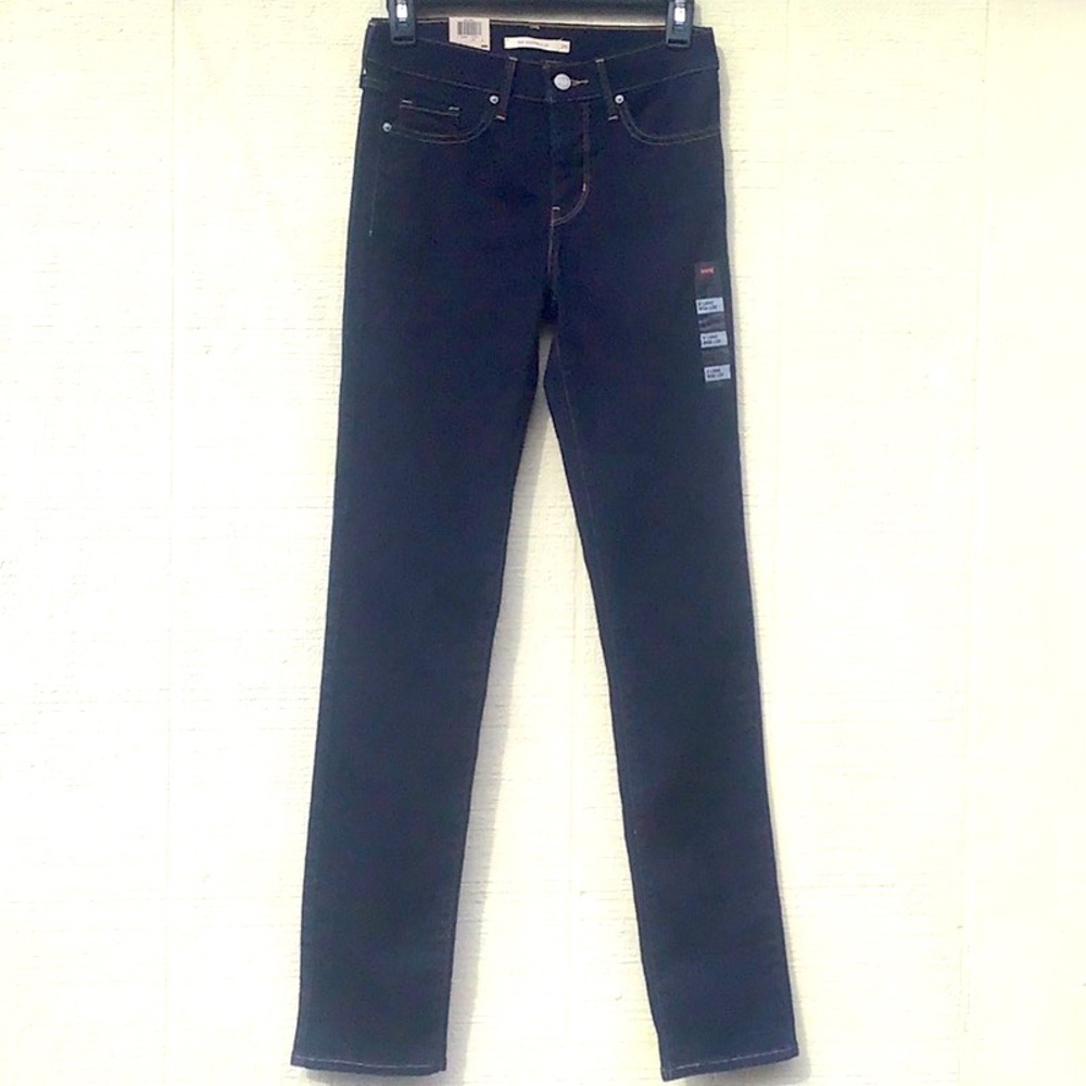 Levi’s 312 shaping slim dark blue jeans 26 x 32 Long - Picture 3 of 16